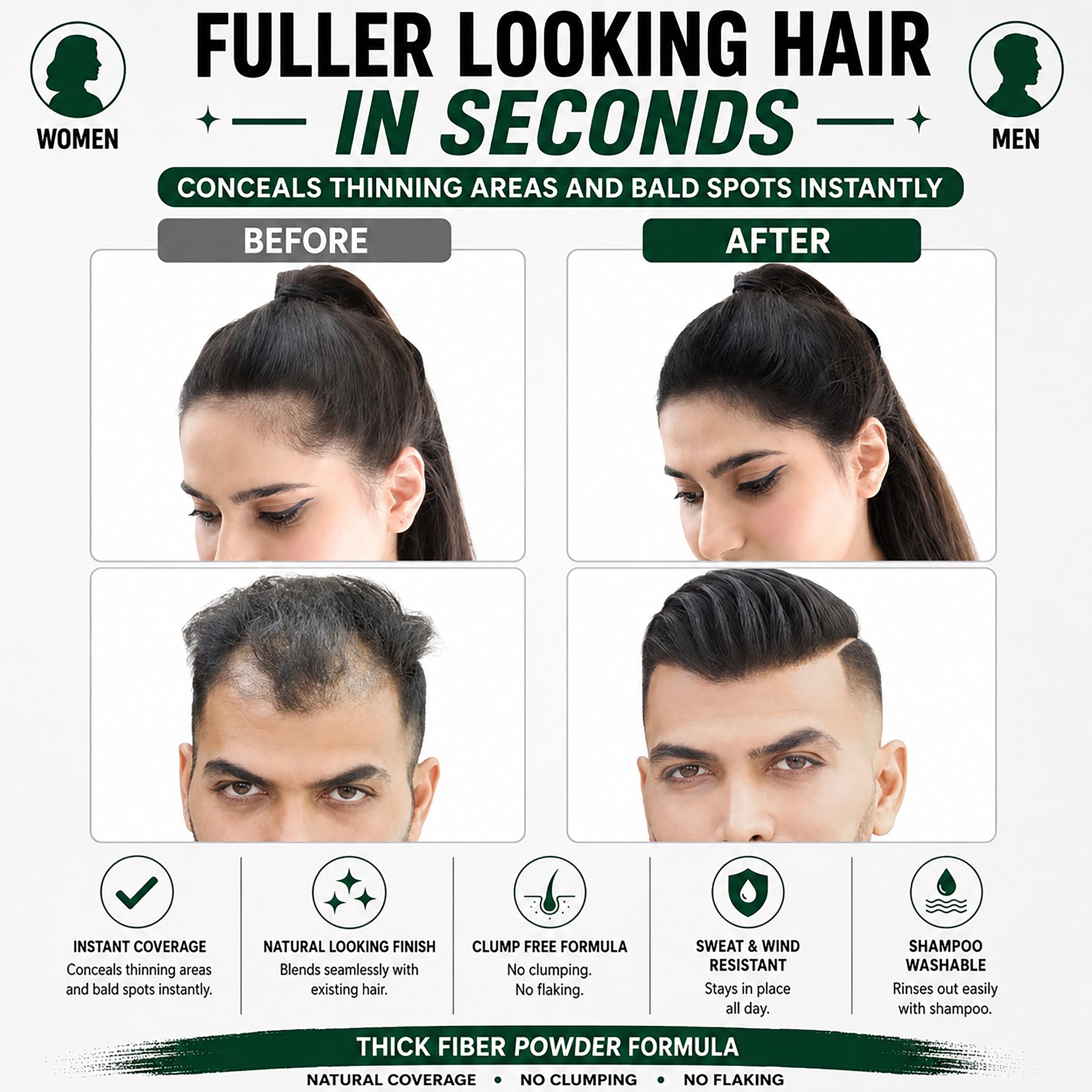 Hair Fibers 56g - Single Bottle