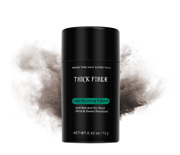 THICK FIBER Hair Building Fibers 12g – Single Bottle
