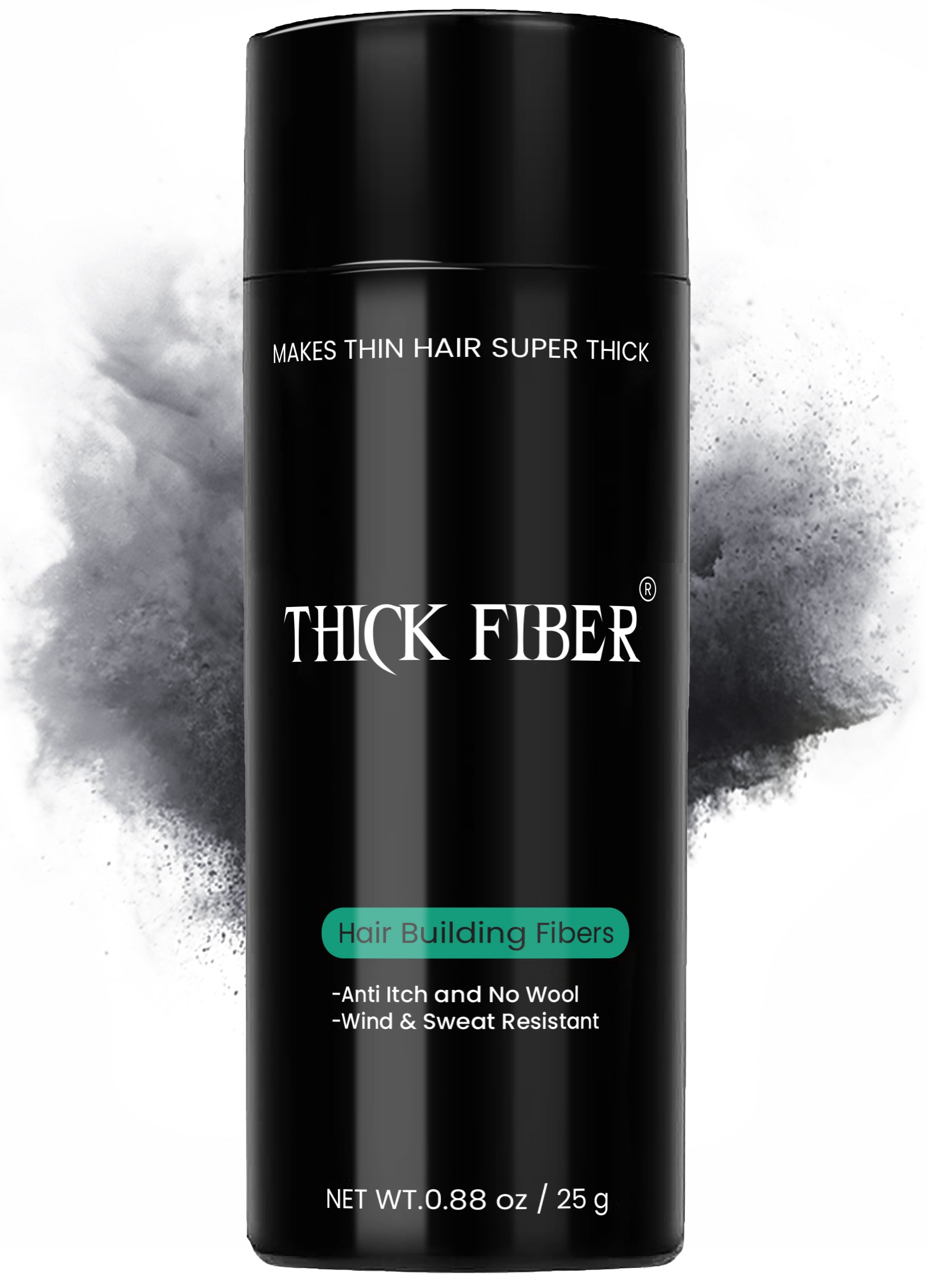 THICK FIBER Hair Building Fibers 12g – Single Bottle