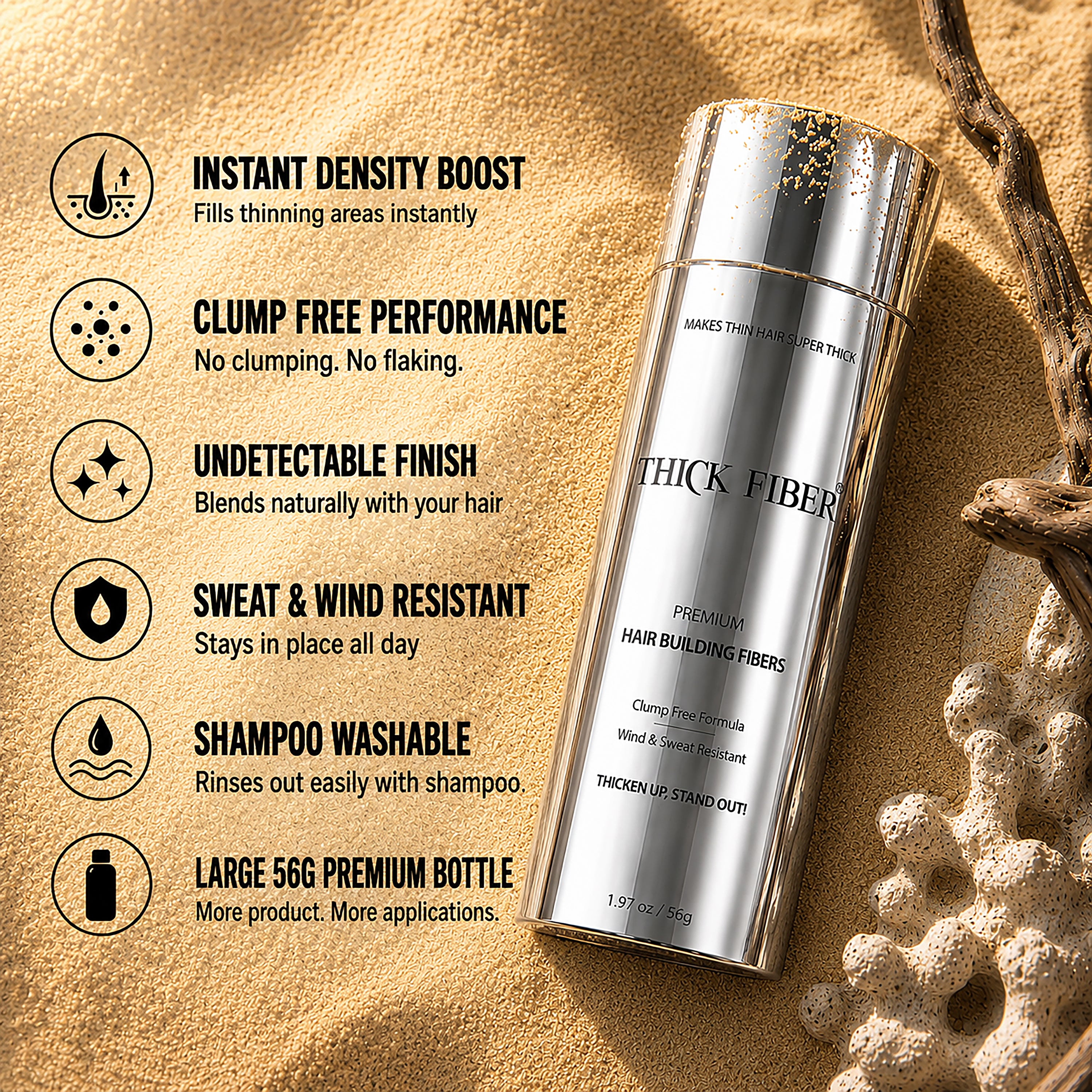 Hair Fibers 56g - Single Bottle