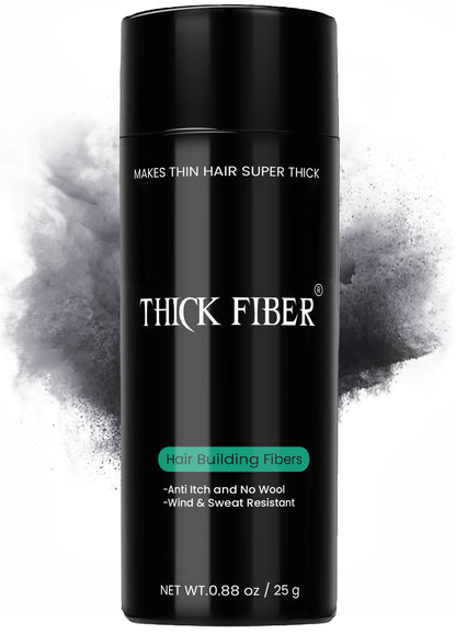 THICK FIBER Hair Building Fibers 12g – Single Bottle