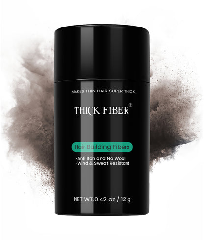 THICK FIBER Hair Building Fibers 12g – Single Bottle