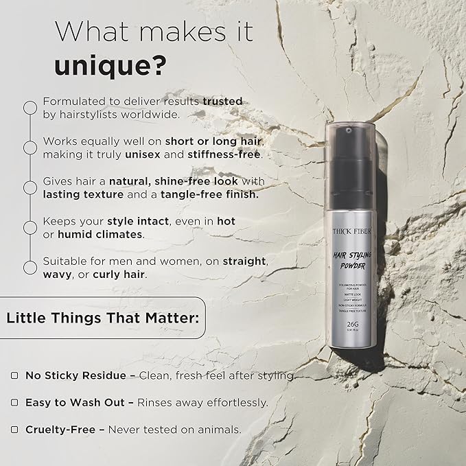 Thick Fiber Hair Styling Powder - 26g