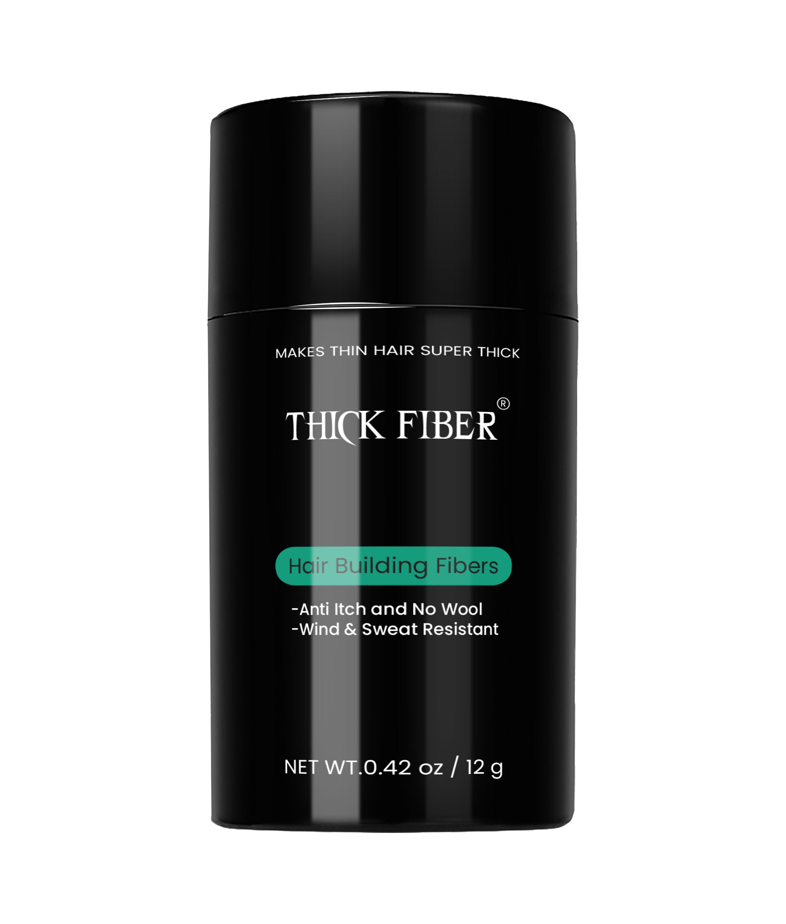 THICK FIBER Hair Building Fibers 12g – Single Bottle